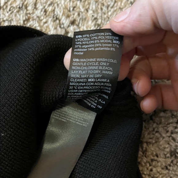 WHITE HOUSE BLACK MARKET WHBM MOD SHORT SLEEVE CONTRAST SWEATER MINI DRESS - Picture 6 of 8